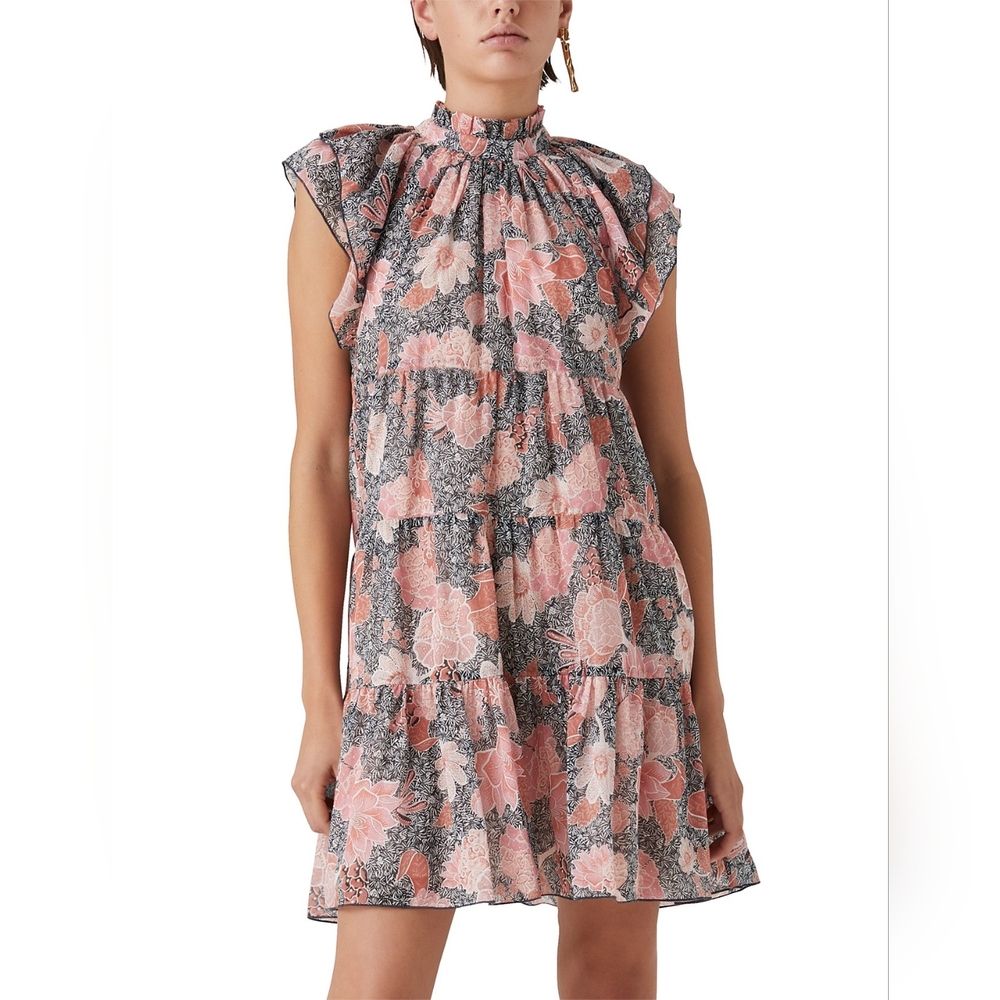 NWT Floral steele Fleetwood Print dress sz xs